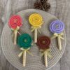Macrame Lollipop Ornament