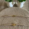 Minimal Meenakari Charm Rakhi