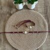 Pearl Charm Rakhi Combo